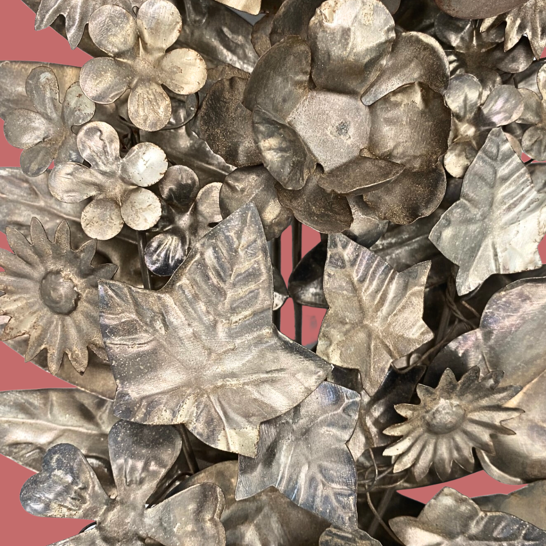 Wandkerzenhalter - Blumenranke