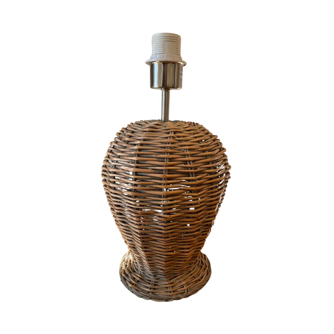 Lampenfuß "Rattan" natur