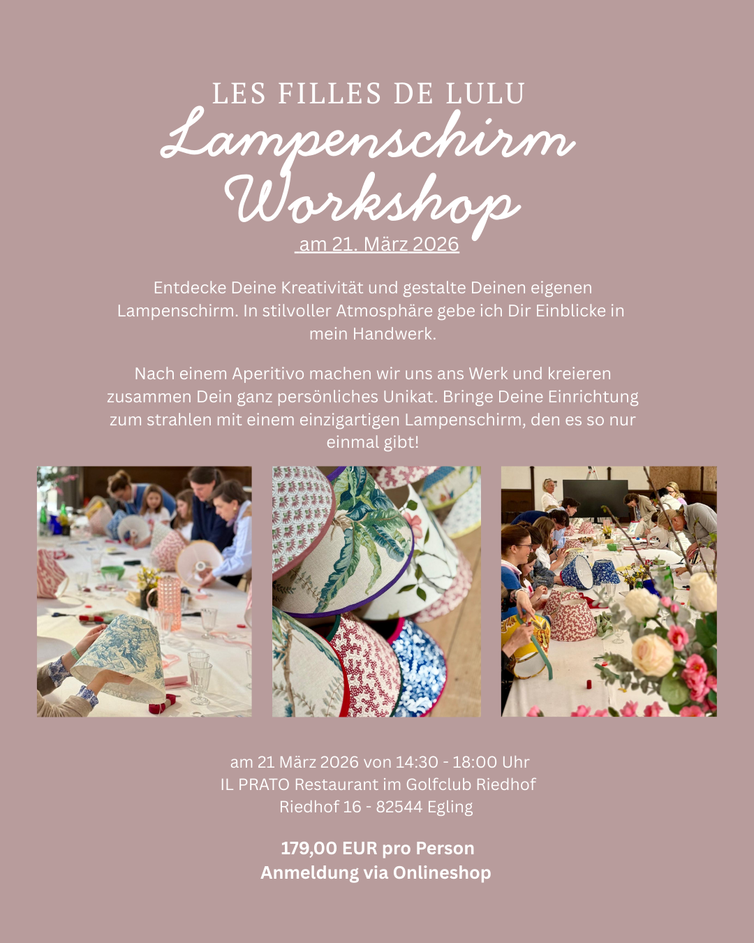 Lampenschirm Workshop 21. März 2026