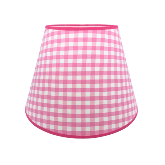 Lampenschirm -  Vichy rosa Ø 35cm