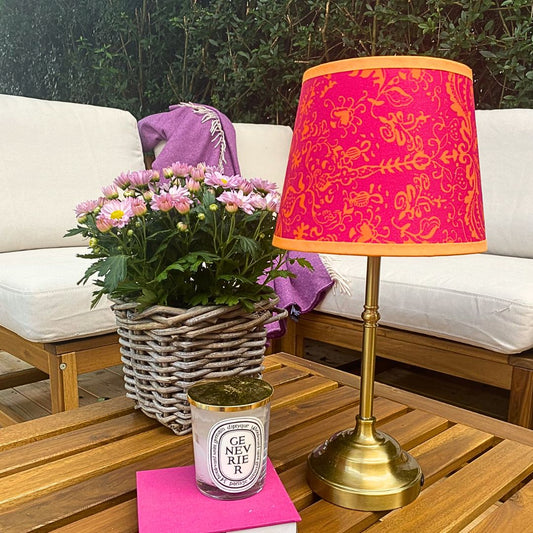 Akku Tischleuchte "Lilly" mit Schirm